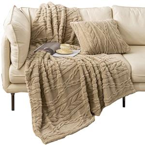 YUSOKI Cozy 3D Sherpa Throw Blanket for All