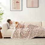 Leopard Throw Blanket, Reversible & Ultra Soft