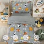 David's Kids 4 Piece Soft Sports Toddler Bedding Set