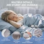 Luxury Egyptian Cotton King Sheet Set, French Blue