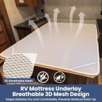 Safoner RV Airflow Mattress Underlay for Ventilation