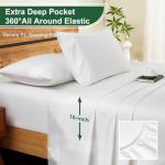 Ivellow Luxury Egyptian Cotton King Sheet Set