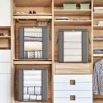 Fixwal 4-Pack Extra Large Blanket Storage Bags