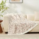 Leopard Throw Blanket, Reversible & Ultra Soft