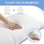 Fluffy Queen Size Pillows Set for All Sleepers