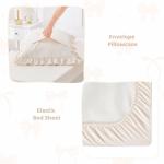 Wowelife 4-Piece Floral Toddler Bedding Set