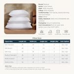 Bedsure Pillows Queen Size Set of 2 - Soft Bed Pillows for Sleeping 2 Pack, Fluffy and Supportive, Hotel Quality, Original Down Alternative Filling for Side, Back Sleepers