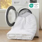 Bedsure Queen Size Comforter Set, White Soft Prewashed Bedding for All Seasons, 3 Pieces GentleSoft™ Warm Down Alternative Bed Set, 1 Lightweight Comforter (90"x90") and 2 Pillowcases (20"x26")