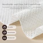 Phantoscope Pillow Inserts, Hypoallergenic 100% Virgin Fiber Square Form Microfiber Throw Pillow Inserts, Couch Bed Pillows 45x45 cm, 18x18 Inch (Pack of 4)