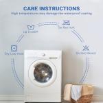 MUXHOMO Queen Mattress Protector, 100% Waterproof Quilted Mattress Cover Queen Size Bed, Noiseless Soft & Cooling Mattress Pad Cover, Deep Pocket 6"-21", White