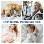 MUXHOMO Queen Mattress Protector, 100% Waterproof Quilted Mattress Cover Queen Size Bed, Noiseless Soft & Cooling Mattress Pad Cover, Deep Pocket 6"-21", White