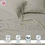 Giza Egyptian Cotton King Sheet Set - Silver Gray