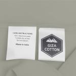 Giza Egyptian Cotton King Sheet Set - Silver Gray