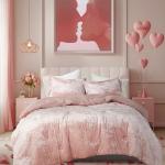 Juliette Luxe Velvet Comforter Set, Blush 3 Piece
