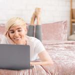 Juliette Luxe Velvet Comforter Set, Blush 3 Piece