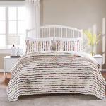 Bella Ruffled 3-Piece King Quilt Set