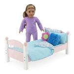Emily Rose 6PC Plush Bedding Set for Dolls