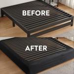 Queen Size Black Box Spring Cover – Soft & Stretchy