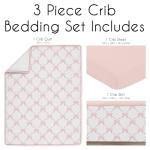Sweet Jojo Designs Pink Bows Baby Crib Set