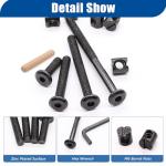 Taiss 16-Piece Crib Screw Replacement Kit