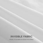 Classic White Full Bed Skirt with 15" Drop