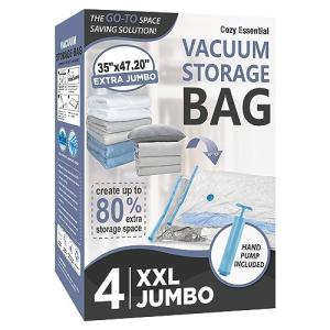 XXL Jumbo Vacuum Storage Bags for Bedding
