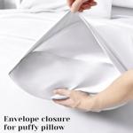BYSURE Luxury 6-Piece White Bed Sheet Set