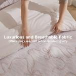 Pink Boho Tufted Full Comforter Set, 3 Pieces