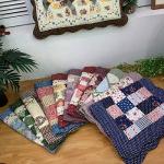 Boho Floral Cotton Quilt Pillow Shams Set