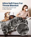 Soft and Fluffy Faux Fur Throw Blanket