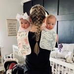 Nautical Whale Baby Burp Cloths Set of 3