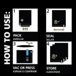 Large Vacuum Seal Bags for Bedding Storage - 3 Pack