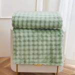 Sage Green Soft Fleece Throw Blanket 50"x60