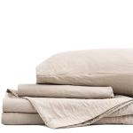 Queen-Size Microfiber Bed Sheet Set, 4 Pieces