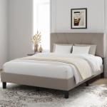 Novilla Queen Bed Frame with Adjustable Headboard
