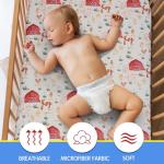 Farm Animals Crib Sheet Set for Baby