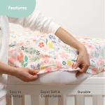 Peanutshell Floral Baby Crib Bedding Set - 3 Pieces