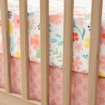 Peanutshell Floral Baby Crib Bedding Set - 3 Pieces