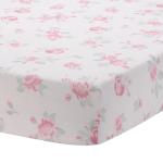 Coquette Floral Pink Bows Baby Crib Set