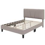 Novilla Queen Bed Frame with Adjustable Headboard
