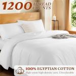 Queen Luxury Egyptian Cotton Duvet Cover Set