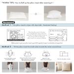 MIULEE 18x18 Inch Throw Pillow Inserts - 2 Pack