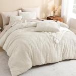 Beige California King Tufted Comforter Set