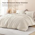 Beige California King Tufted Comforter Set