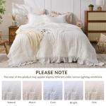 JOLLYVOGUE White King Seersucker Comforter Set