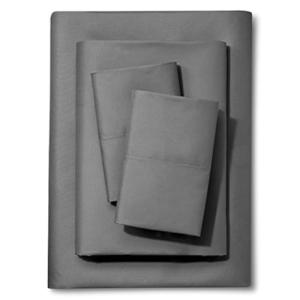Full XL Microfiber Sheet Set - Dark Grey