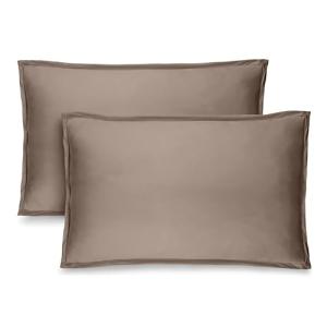 Ultra-Soft Taupe Pillow Sham Covers Set of 2