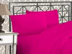 Luxurious 1500 Thread Count Hot Pink Bed Sheet Set
