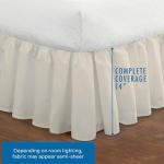 Ruffled Bedskirt for Queen Bed - Ivory
