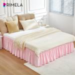 RIMELA 15-Inch Full Size Bed Skirt - Pink